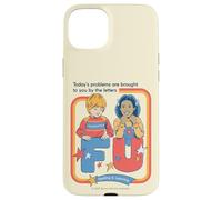 Today's Problems F U Sarcastic Retro Funny Adult Humor Carcasa para iPhone 15 Plus