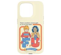 Today's Problems F U Sarcastic Retro Funny Adult Humor Carcasa para iPhone 15 Pro