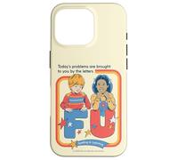 Today's Problems F U Sarcastic Retro Funny Adult Humor Carcasa para iPhone 16 Pro