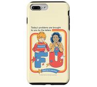 Today's Problems F U Sarcastic Retro Funny Adult Humor Carcasa para iPhone 7 Plus/8 Plus