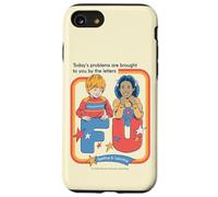 Today's Problems F U Sarcastic Retro Funny Adult Humor Carcasa para iPhone SE (2020) / 7 / 8