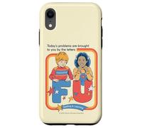 Today's Problems F U Sarcastic Retro Funny Adult Humor Carcasa para iPhone XR