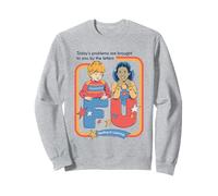 Today's Problems F U Sarcastic Retro Funny Adult Humor Sudadera