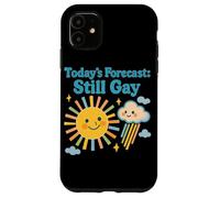 Todays Pronóstico Todavía Gay Lindo Pastel Orgullo Gráfico Carcasa para iPhone 11