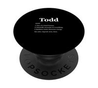 Todd Es Una Leyenda Diccionario Definición Diccionario Divertido Dic PopSockets PopGrip Adhesivo