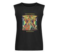Todd Rundgren Initiation Sleeveless T-Shirt Man's Fashion Cotton Black Vest Tank Clothes, Negro , XXL