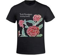 Todd Rundgren Something Anything - Camisetas para hombre con cuello redondo, Negro, S