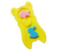 Toddler Bath Cushion, Soft Foam Bath Support Pad for Babies and, 1 Piece Tub Seat with Built-In Toys, Non-Slip Sponge Cushions Sink Counter or Bathtub Infant Bathing Supports