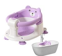 Toddler Bath Seat, Kids Sitting Up Shower Chair, 16,14 x 12,6 x 9,45 pulgadas, Ergonómico cómodo, antideslizante, silla de baño, para garantizar su seguridad durante el baño