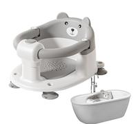 Toddler Bath Seat, Kids Sitting Up Shower Chair, 16,14 x 12,6 x 9,45 pulgadas, Ergonómico cómodo, antideslizante, silla de baño, para garantizar su seguridad durante el baño