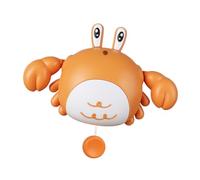 Toddler Bath Toy, Cute Crab Shape Floating Toy, Parent Child Interactive Wind Up Companion, Water Play Fun for Boys Girls Daycare Beach Travel, Durable Safe , Blue Orange