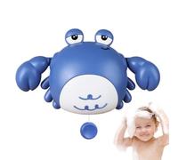 Toddler Bath Toy, Cute Crab Shape Floating Toy, Parent Child Interactive Wind Up Companion, Water Play Fun for Boys Girls Daycare Beach Travel, Durable Safe , Blue Orange