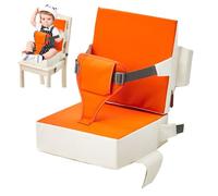 Toddler Booster Seat for Dining Table | Kids Booster Seat with Strong Support | Anti-Scratch Portable Cushion with Non-Slip Bottom, Elasticity Straps, Travel-Friendly, Comfortable Seat for Kids
