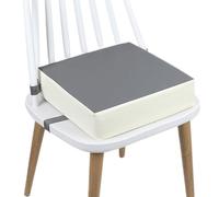 Toddler Booster Seat For Dining Table - Portable PU Leather Booster Pad - Adjustable Portable Seat For Kitchen | 12.99x12.99x3.15 Inches PU, Sponge Chair, Leather Student Cushion
