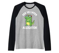Toddler Boy Funny Animal Lover, Kids See You Later Alligator Camiseta Manga Raglan