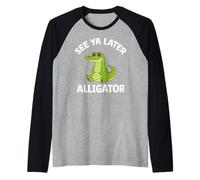 Toddler Boy Funny Animal Lover, Kids See You Later Alligator Camiseta Manga Raglan
