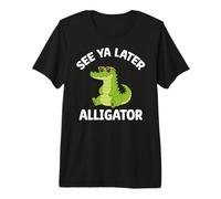 Toddler Boy Funny Animal Lover, Kids See You Later Alligator Camiseta Premium
