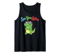 Toddler Boy Funny Animal Lover, Kids See You Later Alligator Camiseta sin Mangas