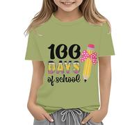 Toddler Boy Girl Summer Clothes First Day of School Shirt In My Pre School Shirt Toddler Kindergarten Shirts KurzBluse Mädchen, AG., 12-13 años