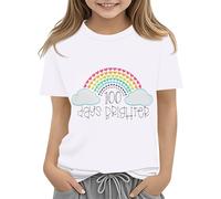 Toddler Boy Girl Summer Clothes First Day of School Shirt In My Pre School Shirt Toddler Kindergarten Shirts Baby Langarm Shirts Mädchen, Blanco, 10-11Years