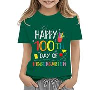 Toddler Boy Girl Summer Clothes First Day of School Shirt In My Pre School Shirt Toddler Kindergarten Shirts Mädchen Langarm Shirt 152, verde, 2-3 años