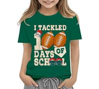 Toddler Boy Girl Summer Clothes First Day of School Shirt In My Pre School Shirt Toddler Kindergarten Shirts Top 2, verde, 10-11Years