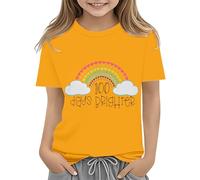 Toddler Boy Girl Summer Clothes First Day of School Shirt In My Pre School Shirt Toddler Kindergarten Shirts Baby Langarm Shirts Mädchen, amarillo, 10-11Years