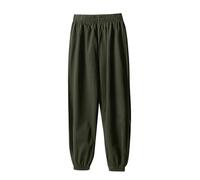 Toddler Boys Girls Cotton Linen Trousers Children's School Trousers Elastic Waist Solid Color Harem Pants Casual Cotton Linen Loose Long Pants Kid Toddler Unisex Summer Autumn Joggers Sweatpants