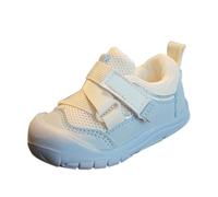 Toddler Boys Girls Trainers Wide Toe Box Baby First Walking Shoes Non-Slip Infant Sneakers Slip-on Soft Sole Indoor Outdoor Floor Slippers Kids Breathable Knitted Mesh Tennis Shoes