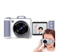 Toddler Camera, HD Video Camera Children, 2.4-Inch Screen Educational Toy Blue/Pink, Rechargeable Mini Digital Camcorder, Fun Backyard Play Gadget for Birthday Parties, Travel