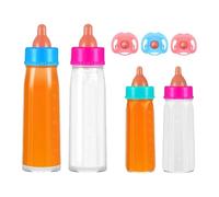 Toddler Doll Bottles, Feeding Toy with Pacifier, PP Safe Pretend Play Set, Colorful Accessories, Fun Imaginative Toy for Kids, Creative Playtime, Doll Feedings Simulation, 5.5cm/2.17 Inches