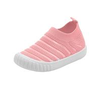 Toddler First Walking Shoes Baby Boys Girls Wide Toe Box Adjustable Barefoot Walking Shoes Kids Breathable Non-Slip Slip on Sneakers for Indoor Outdoor