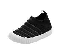 Toddler First Walking Shoes Baby Boys Girls Wide Toe Box Adjustable Barefoot Walking Shoes Kids Breathable Non-Slip Slip on Sneakers for Indoor Outdoor