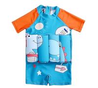Toddler Float Suit, Suit Floatie, Adjustable Buoyancy Removable Floats Upf50+ Protection Quick-Drying Fabric Vibrant Dinosaur, Swimwear Dinosaur for Boys Girls Pool Beach Summer Sports Outdoor