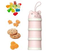 Toddler Formula Container, Portable Milk Dispenser, Three Compartments Dispenser, Food Preservation Container, Powdered Milk Insulator, Large Capacity Food Container Preservation For Feeding Baby