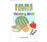 Toddler Fruits coloring book
