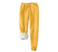 Toddler Girls Fleece Joggers Kids Plain Elastic Waist School Trousers with Pockets Adjustable Drawcord Waist Baggy Jogging Tracksuit Bottoms Baby Athletic Casual Sweatpants Activewear