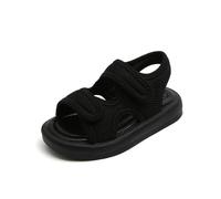 Toddler Girls Sandals Kids Open Toe Barefoot Flats with Adjustable Strap Baby Girl Soft Sole Anti Slip Mesh Slippers Summer Footwear Beach Shoes for Sports Outdoor