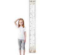 Toddler Height Growth Gropps - Sala de la habitación, Regla, pared decorativa | Regla de niños Girls Nursery Decor, Creative Tracking Banner Home Bedroom Playroom Milestone Tool Todd