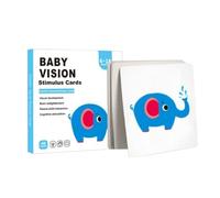 Toddler High Contrast Sensory Cards - Visual Stimulation Flashcardz | Educational Activity Toy for Babies 0-3, Cognitive Development Aid for Infantz, Learning Tool for Vision Training