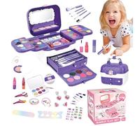 Toddler Makeup Kit, Kids Makeup Kit, Little Girls Makeup, Child Play Makeup Toys, Girls Cosmetic Kits, Washable Makeup for Girls, Makeup Toys for, Makeup for Girls, Age 3-12 Year Old Children
