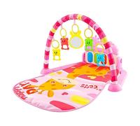 Toddlēr Play Gym - 29.5 Inch Piano Gym Mat | Electronics Music Activity Mats - 5 Detachable Hangable Toys Auditory Melodies Kick Pad Is Ideal for Newbórn IńfańtSensory Development