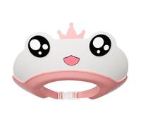 Toddler Shower Cap, Waterproof Bath Visor, Anti-Slip Shampoo Shield, Adjustable Eye Ear Protector, Soft Silicone Hat, Made of Excellent Pp Material, 8.66x8.27x3.15in