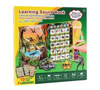 Toddler Sound Books, Bilingual , Interactive Learning Book, Spanish English Book, Toddler Educational Toy, Multilingual Kids Musical Books Language Learning Book For Toddler