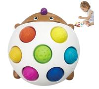 Toddler Squeeze Board Toy, Cute Hedgehog Shape Fidget Board, Color Recognition Sensory Toy for Boys and Girls, Calming Play for Nursery, Bedroom, Travel Use, 6.5x6.1x2.56 Inches