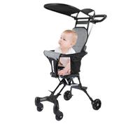 Toddler Stroller Lightweight - Compact Travel Stroller, Foldable Portable Baby | Airplane Friendly Car Trunk Storage Pushchair with Detachable Canopy for Daily Walking Vacation Outdoor Traveling