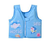 Toddler Swim Vest, Kids Buoyancy Jacket, Water Float Life Vest, Ergonomic Flotation Support, Swimming Safety Aid for Pool Beach Ages 2-6, 14,96 x 13,78 pulgadas, Blue Color, 1 pieza