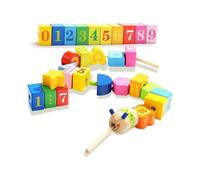 Toddler Threading Toys for 2 Year Olds Girls Boys Gifts, Wooden Lacing Beads Educational Toy