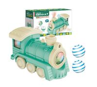 Toddler Train Toy, Kids Train Set, Floating Blow Ball , Sensory Educational Set with Lights and Sounds For Kids Boys Girls Birthday Christmas Interactive Learning Activity
