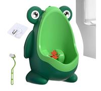 Toddler Urinal, Portable Pee Trainer, Frog Potty Solution, Detachable Wall-Mount Design, Interactive Target Spinner, Ideal for Boys, Bathroom, Travel, Indoor, Camping